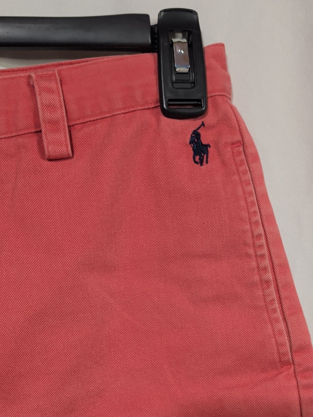 Ralph Lauren Sport Pink Salmon Chino Shorts Women’s Size 14 100% Cotton - Picture 3 of 11